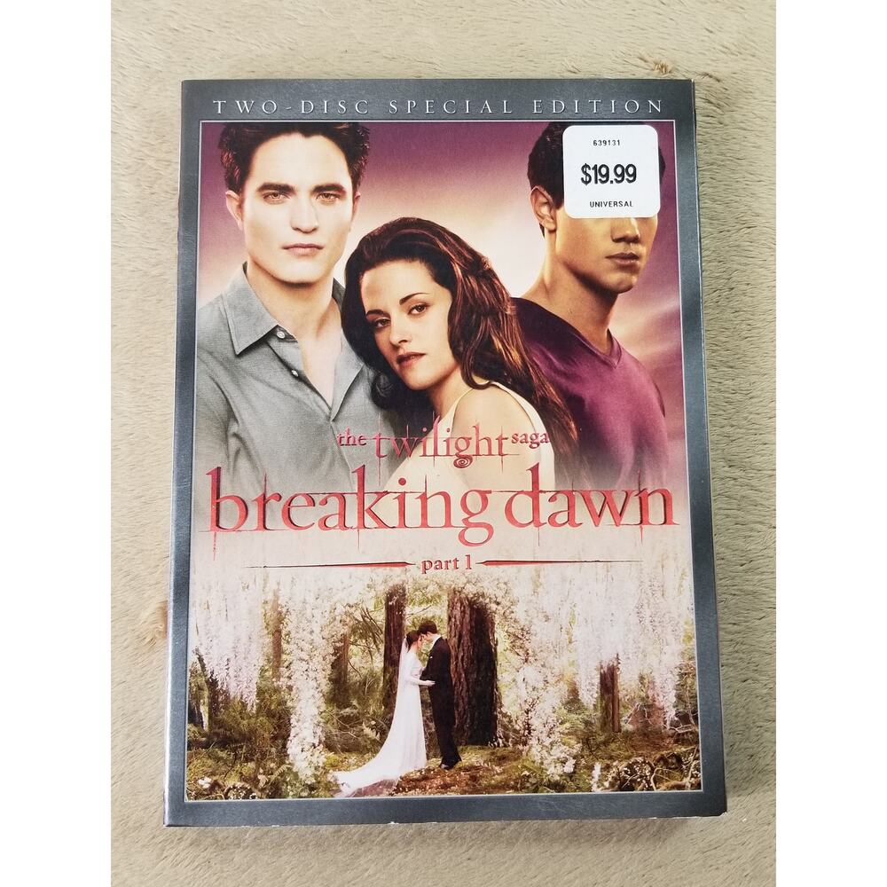 Twilight Saga Breaking Dawn 2 Disc DVD Part 1 NEW Sealed Dolby Digital 2011